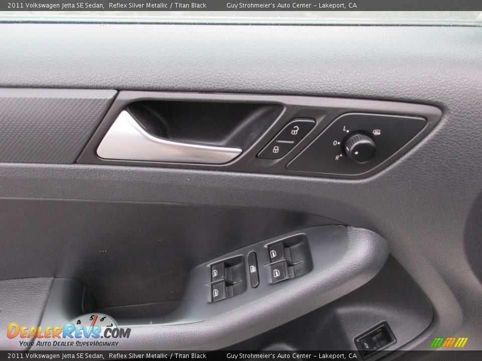 2011 Volkswagen Jetta SE Sedan Reflex Silver Metallic / Titan Black Photo #10