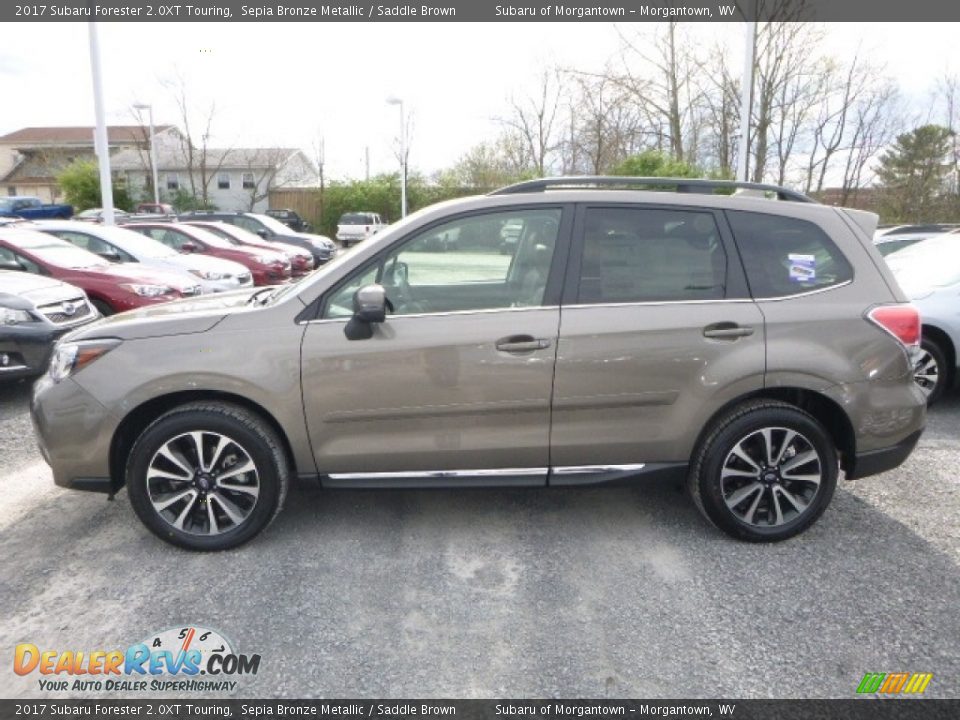 2017 Subaru Forester 2.0XT Touring Sepia Bronze Metallic / Saddle Brown Photo #10