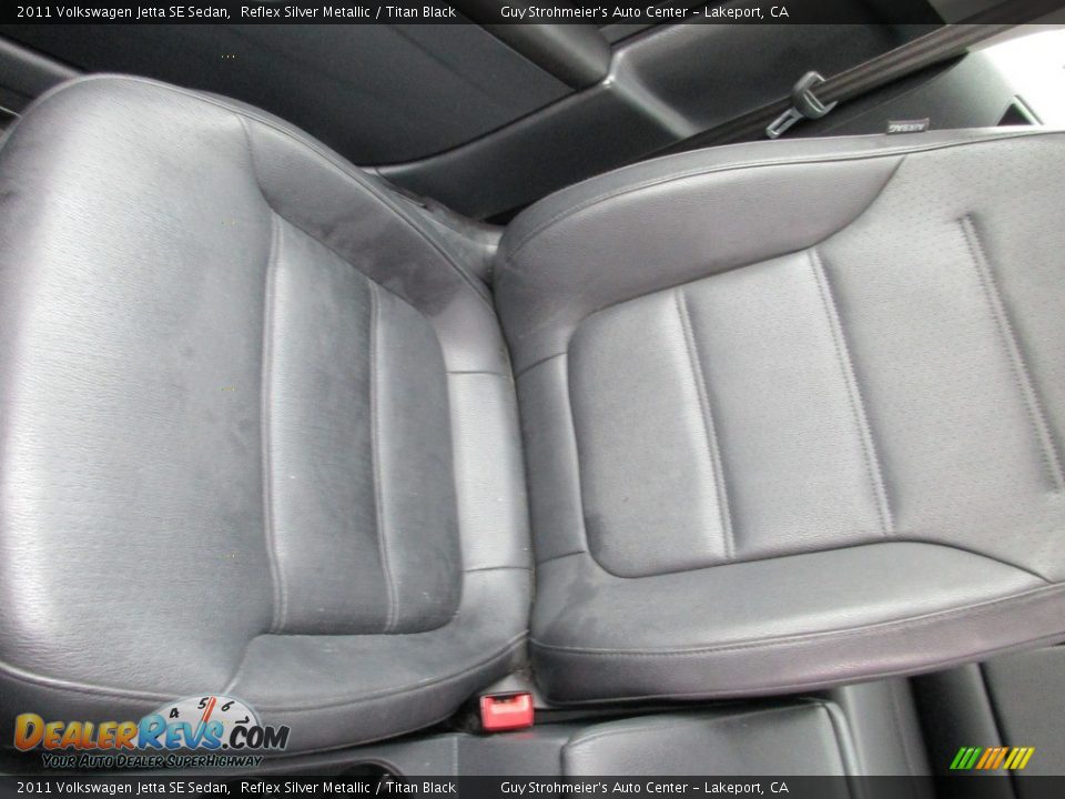 2011 Volkswagen Jetta SE Sedan Reflex Silver Metallic / Titan Black Photo #17