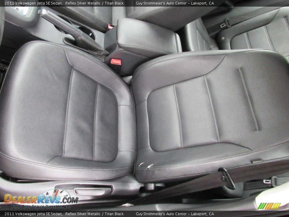 2011 Volkswagen Jetta SE Sedan Reflex Silver Metallic / Titan Black Photo #19