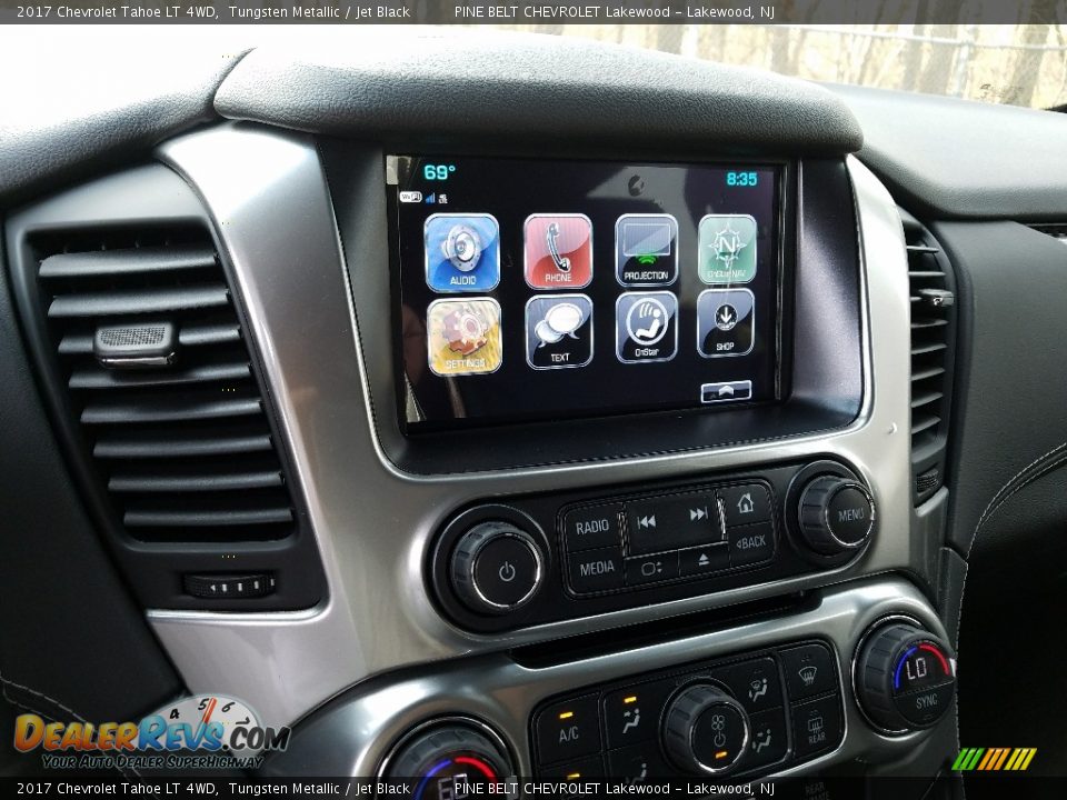 2017 Chevrolet Tahoe LT 4WD Tungsten Metallic / Jet Black Photo #10