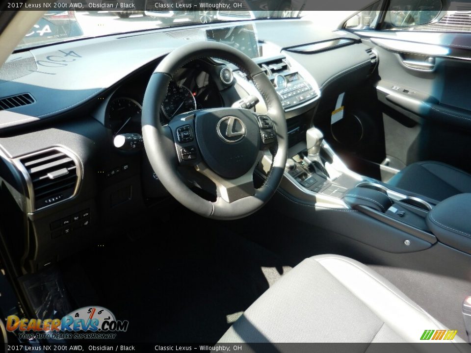 2017 Lexus NX 200t AWD Obsidian / Black Photo #2