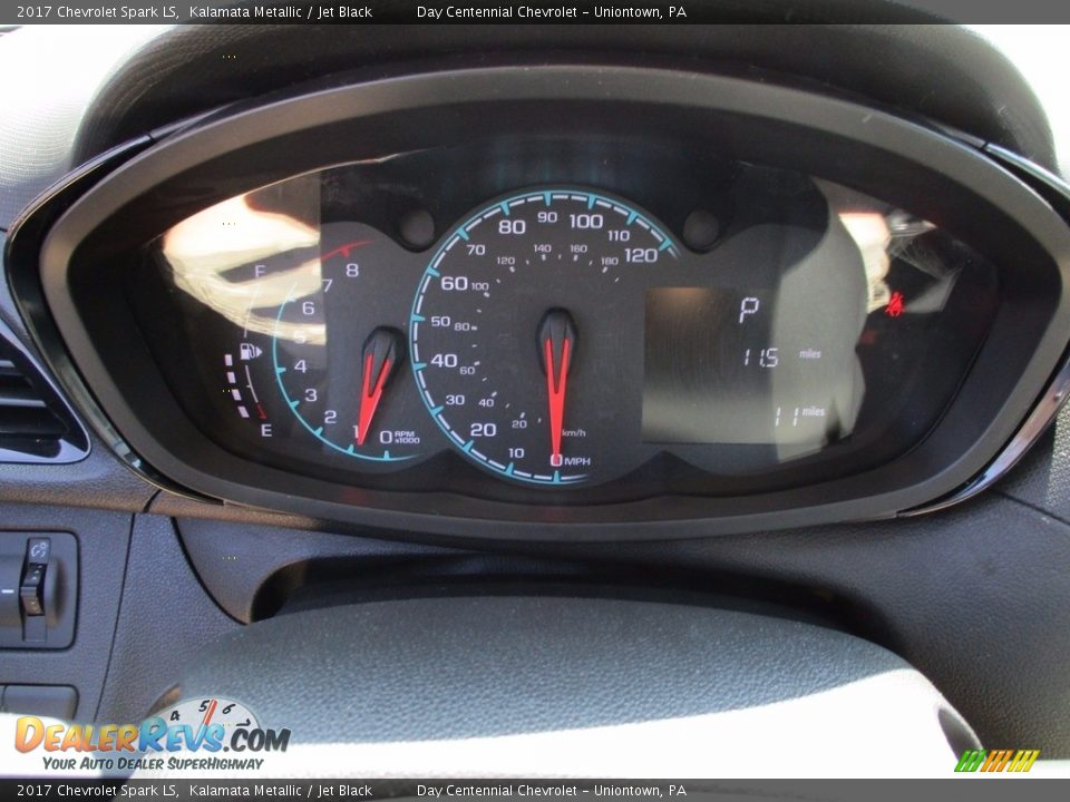 2017 Chevrolet Spark LS Kalamata Metallic / Jet Black Photo #20