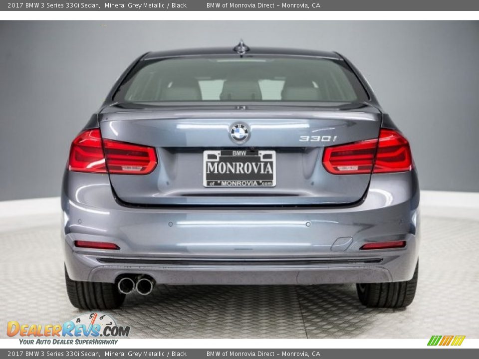 2017 BMW 3 Series 330i Sedan Mineral Grey Metallic / Black Photo #4
