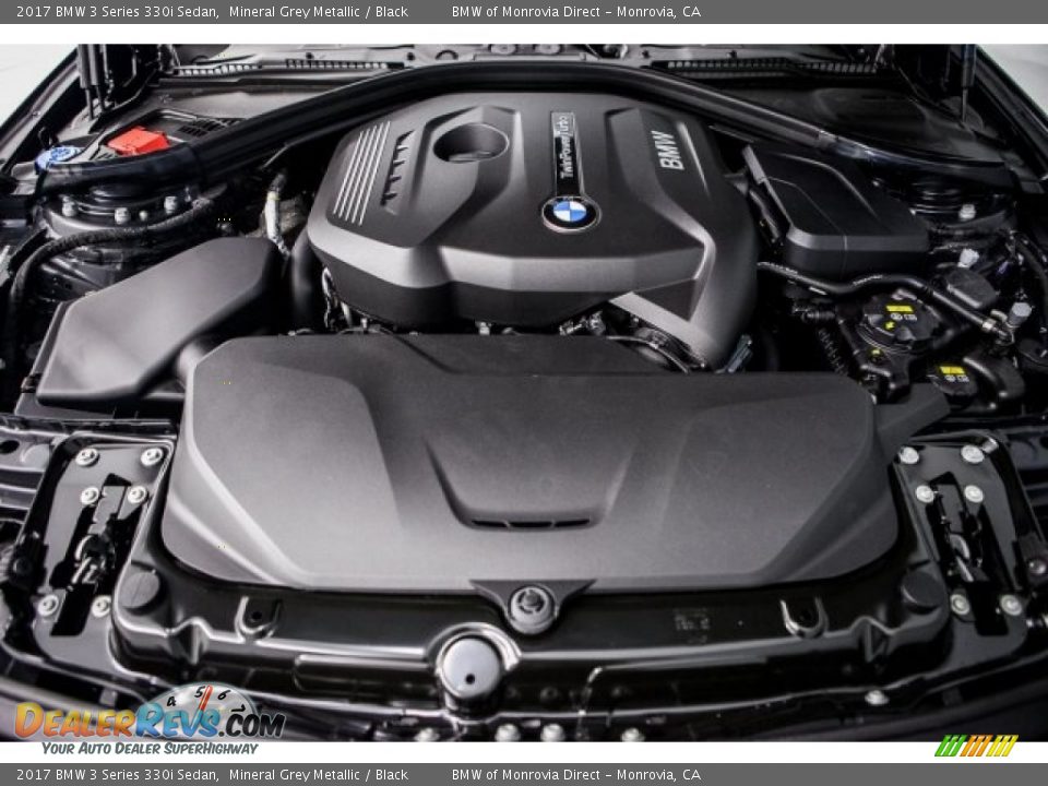 2017 BMW 3 Series 330i Sedan Mineral Grey Metallic / Black Photo #8