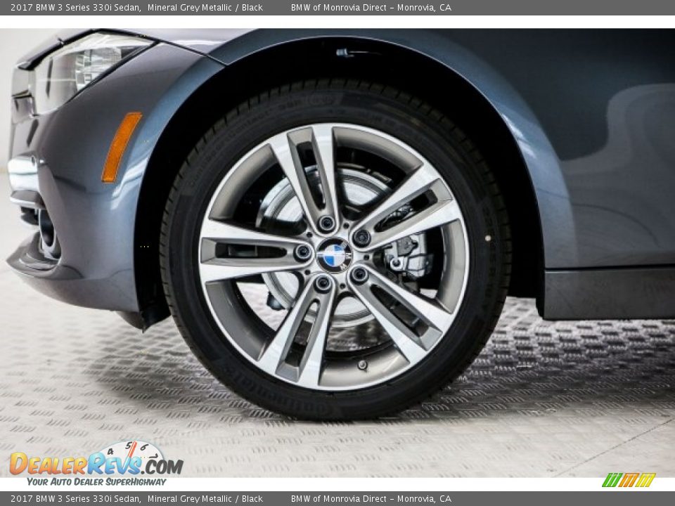 2017 BMW 3 Series 330i Sedan Mineral Grey Metallic / Black Photo #9