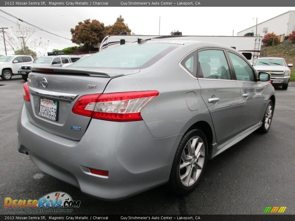 2013 Nissan Sentra SR Magnetic Gray Metallic / Charcoal Photo #7