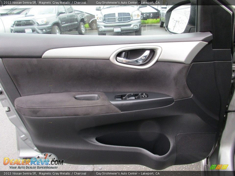 2013 Nissan Sentra SR Magnetic Gray Metallic / Charcoal Photo #9