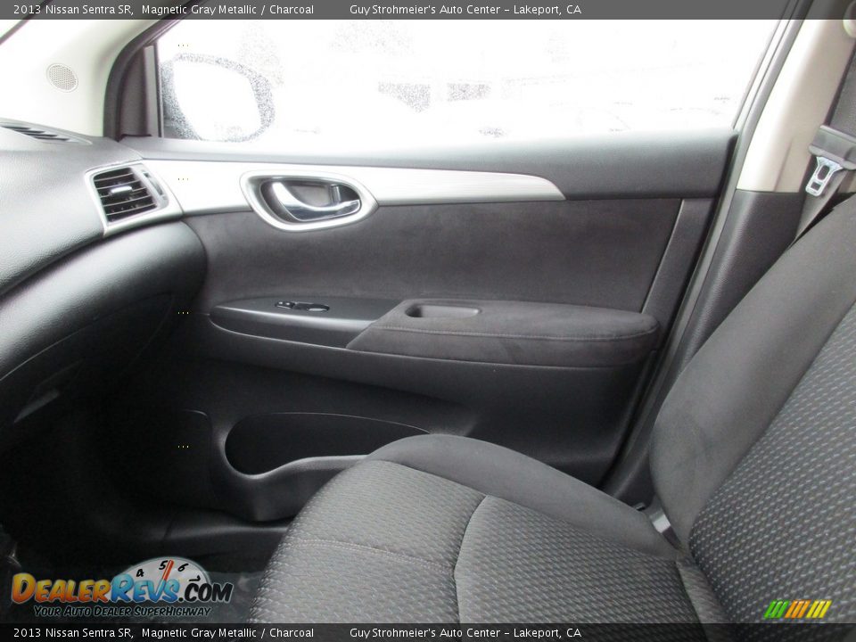 2013 Nissan Sentra SR Magnetic Gray Metallic / Charcoal Photo #16
