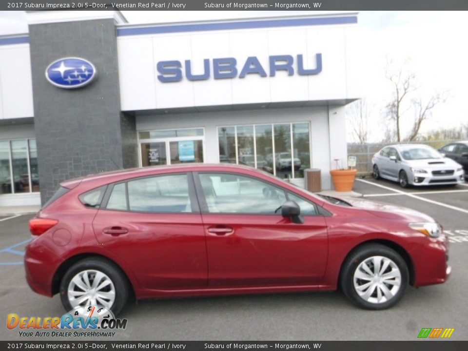2017 Subaru Impreza 2.0i 5-Door Venetian Red Pearl / Ivory Photo #3