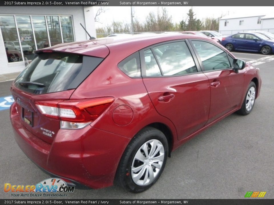 2017 Subaru Impreza 2.0i 5-Door Venetian Red Pearl / Ivory Photo #4