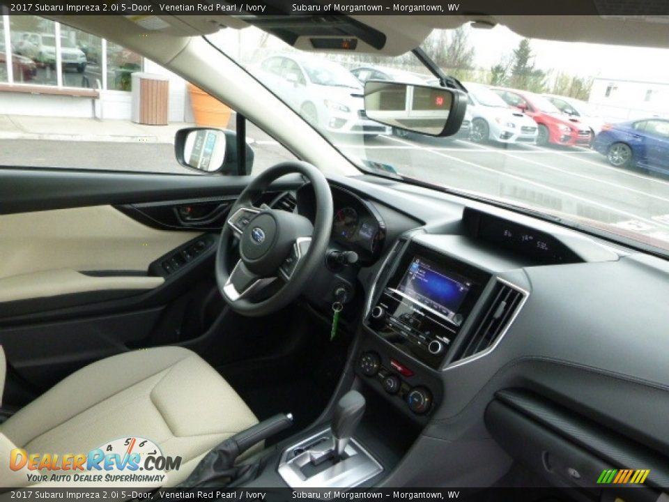 2017 Subaru Impreza 2.0i 5-Door Venetian Red Pearl / Ivory Photo #7
