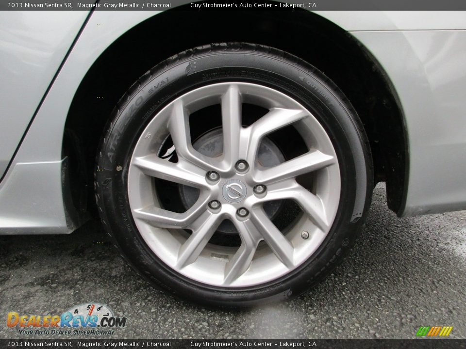 2013 Nissan Sentra SR Magnetic Gray Metallic / Charcoal Photo #25