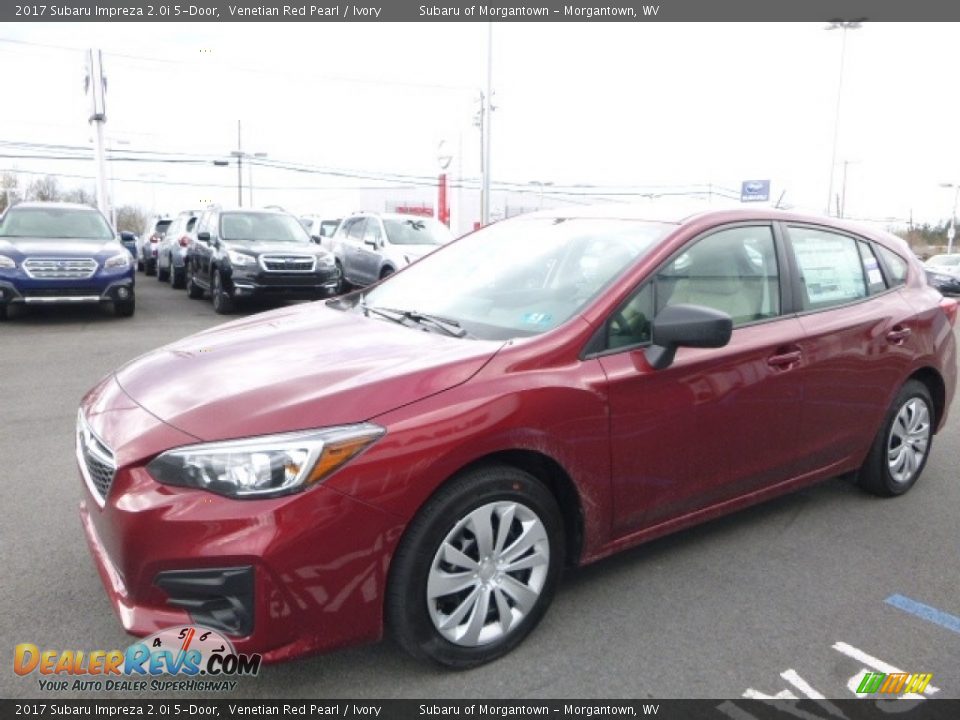 2017 Subaru Impreza 2.0i 5-Door Venetian Red Pearl / Ivory Photo #12