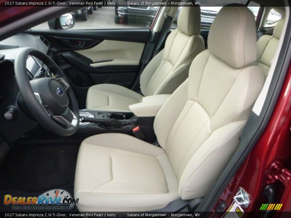 2017 Subaru Impreza 2.0i 5-Door Venetian Red Pearl / Ivory Photo #14