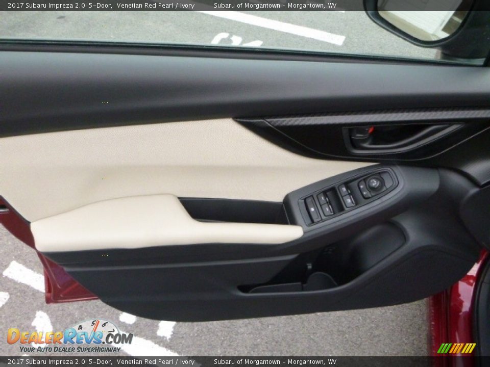 2017 Subaru Impreza 2.0i 5-Door Venetian Red Pearl / Ivory Photo #15