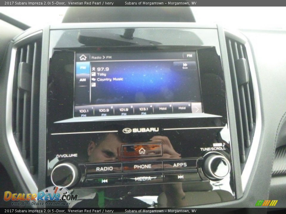 2017 Subaru Impreza 2.0i 5-Door Venetian Red Pearl / Ivory Photo #17