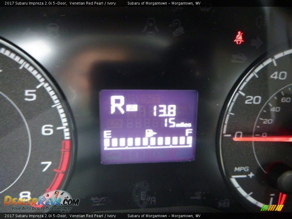 2017 Subaru Impreza 2.0i 5-Door Venetian Red Pearl / Ivory Photo #19