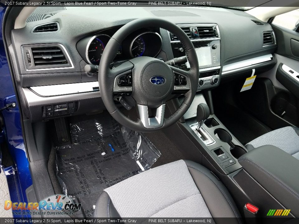 Sport Two-Tone Gray Interior - 2017 Subaru Legacy 2.5i Sport Photo #9