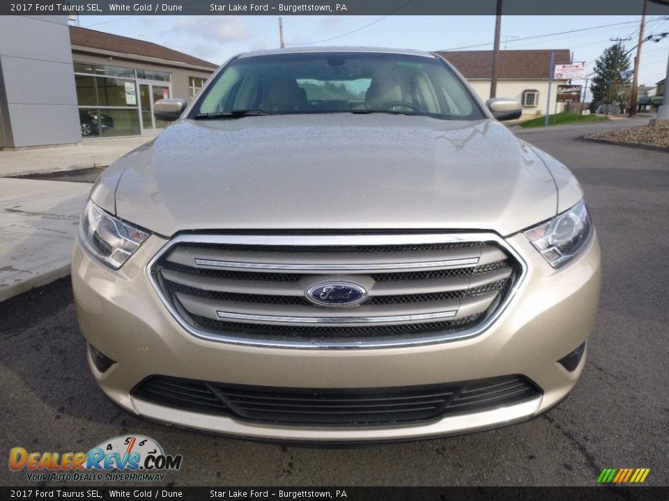 2017 Ford Taurus SEL White Gold / Dune Photo #2