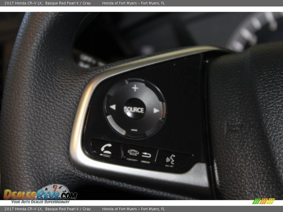 2017 Honda CR-V LX Basque Red Pearl II / Gray Photo #12