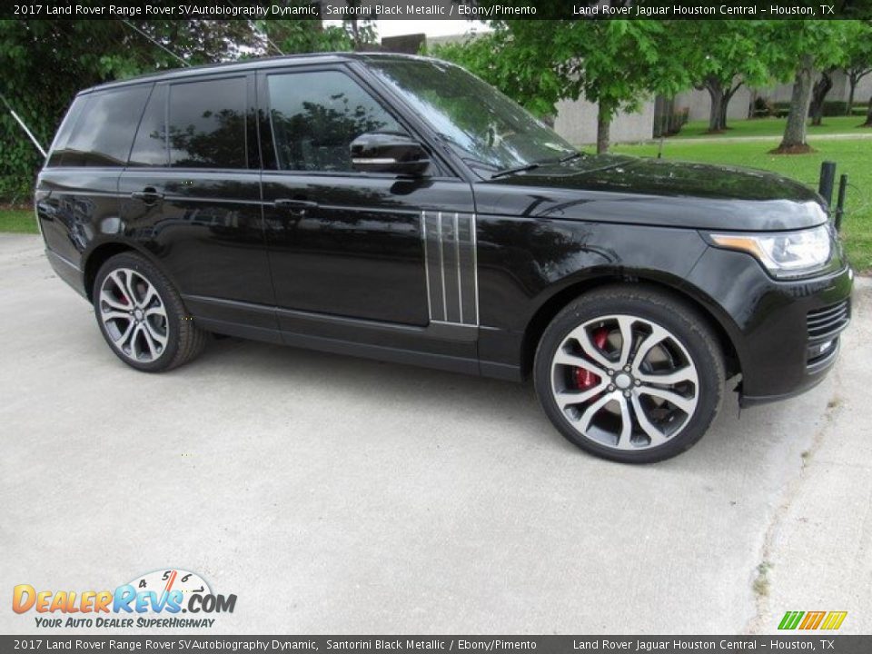 2017 Land Rover Range Rover SVAutobiography Dynamic Santorini Black Metallic / Ebony/Pimento Photo #1