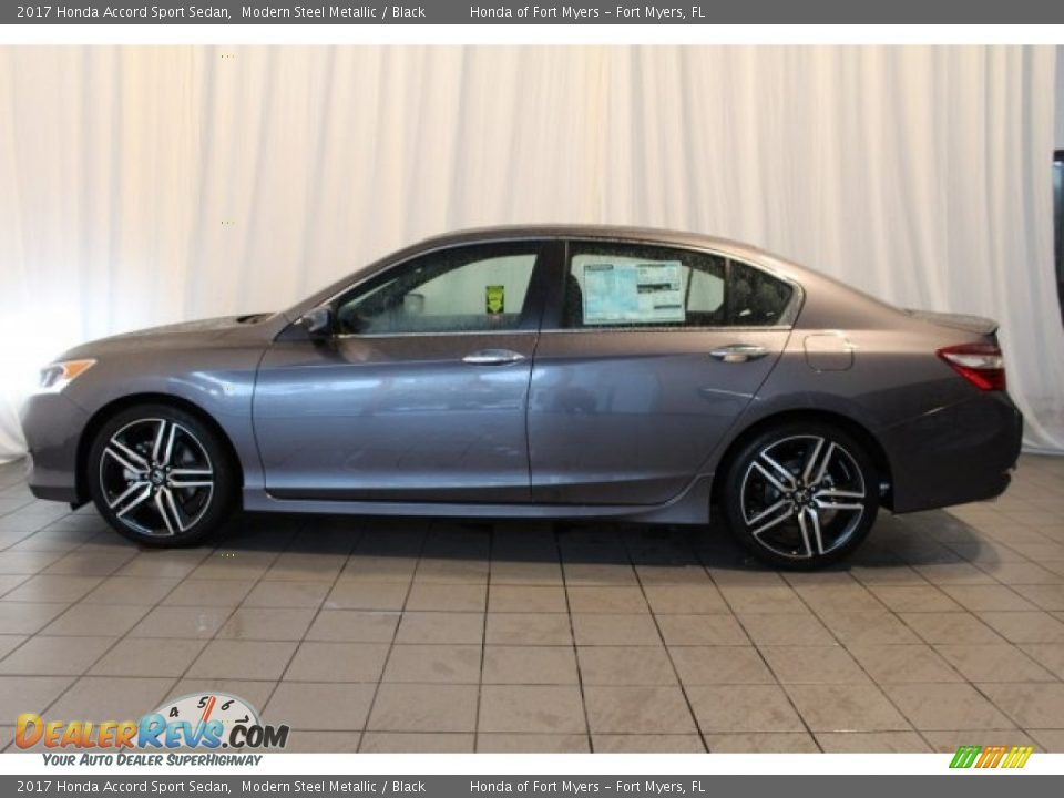 2017 Honda Accord Sport Sedan Modern Steel Metallic / Black Photo #5