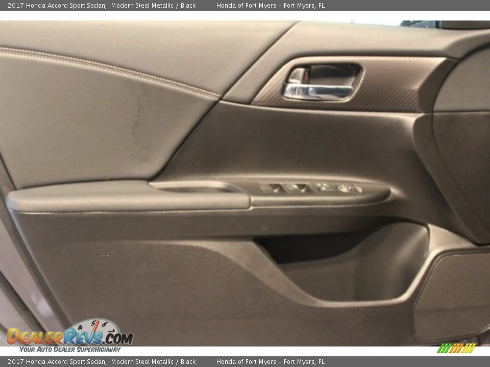 2017 Honda Accord Sport Sedan Modern Steel Metallic / Black Photo #7