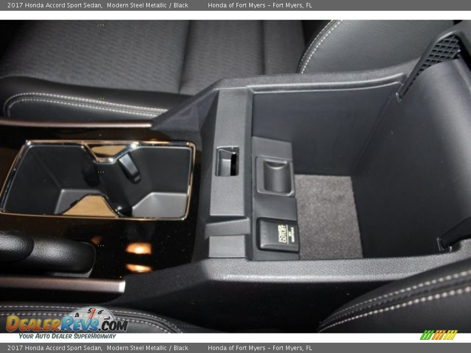 2017 Honda Accord Sport Sedan Modern Steel Metallic / Black Photo #22