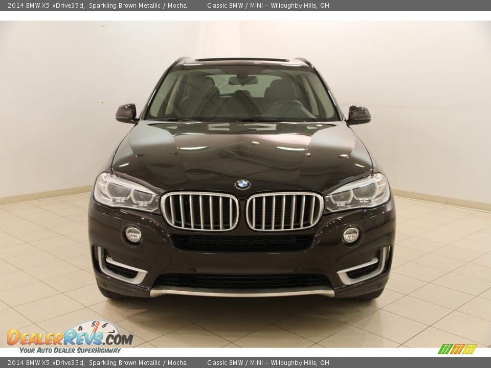 2014 BMW X5 xDrive35d Sparkling Brown Metallic / Mocha Photo #2