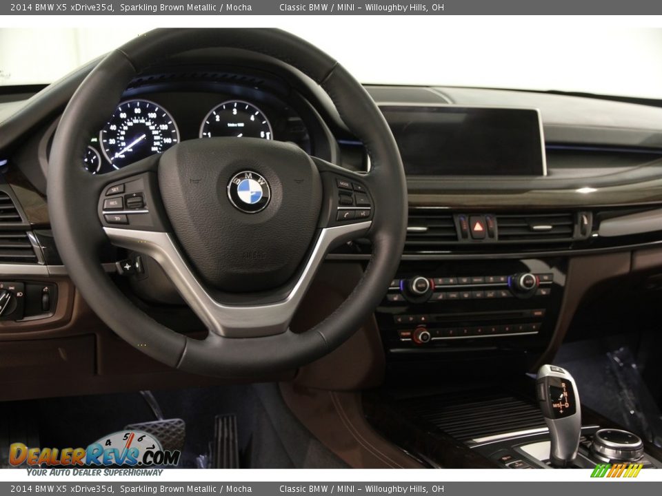 2014 BMW X5 xDrive35d Sparkling Brown Metallic / Mocha Photo #7