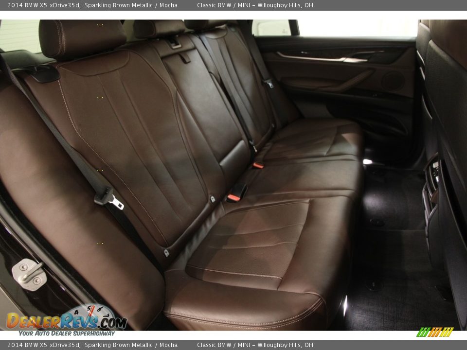 2014 BMW X5 xDrive35d Sparkling Brown Metallic / Mocha Photo #22
