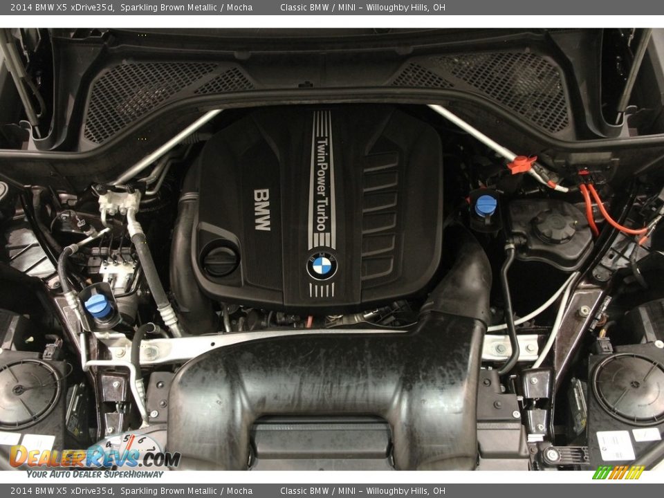 2014 BMW X5 xDrive35d Sparkling Brown Metallic / Mocha Photo #26