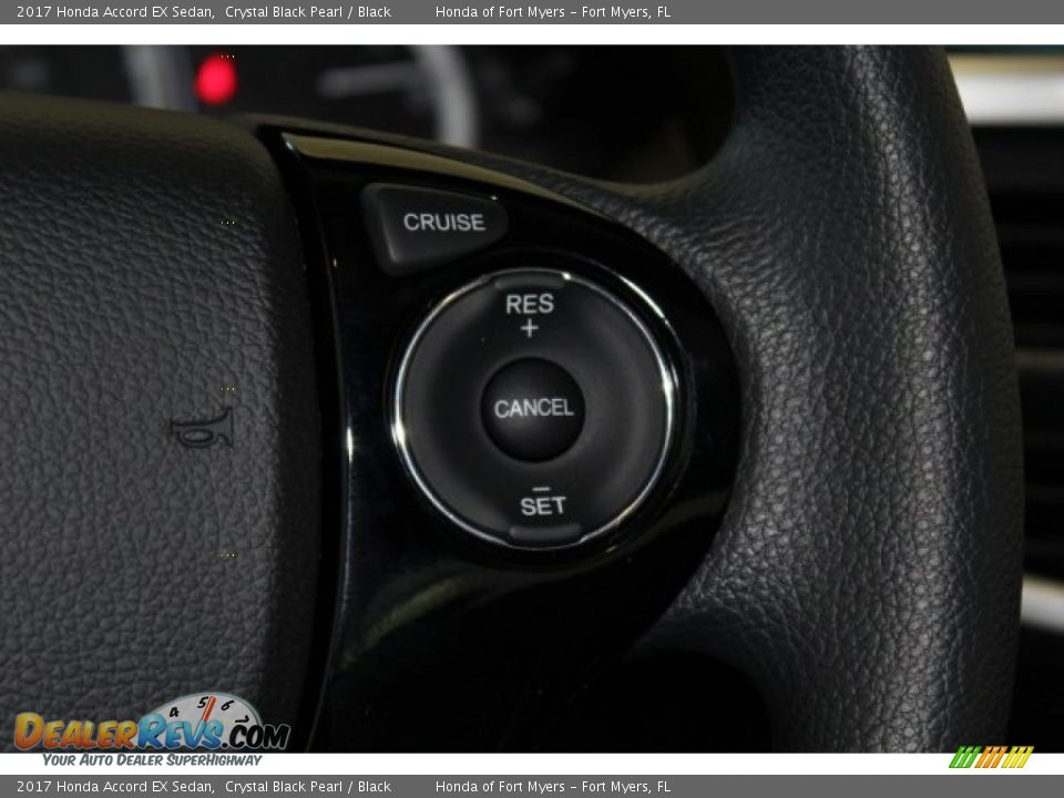2017 Honda Accord EX Sedan Crystal Black Pearl / Black Photo #14