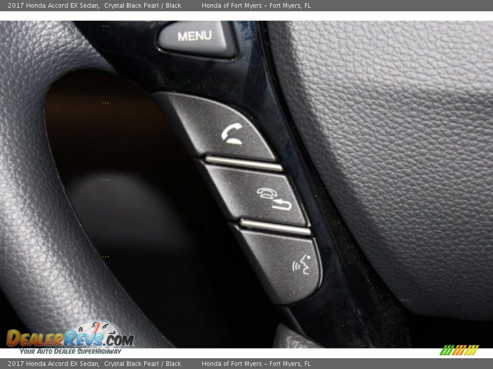 2017 Honda Accord EX Sedan Crystal Black Pearl / Black Photo #15