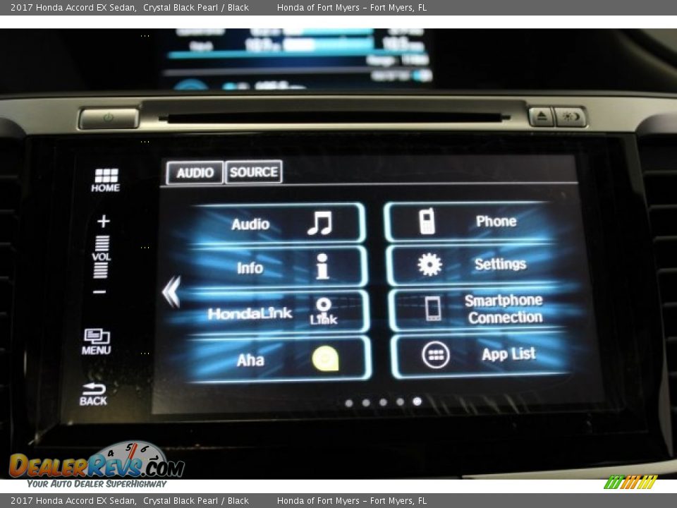 2017 Honda Accord EX Sedan Crystal Black Pearl / Black Photo #19