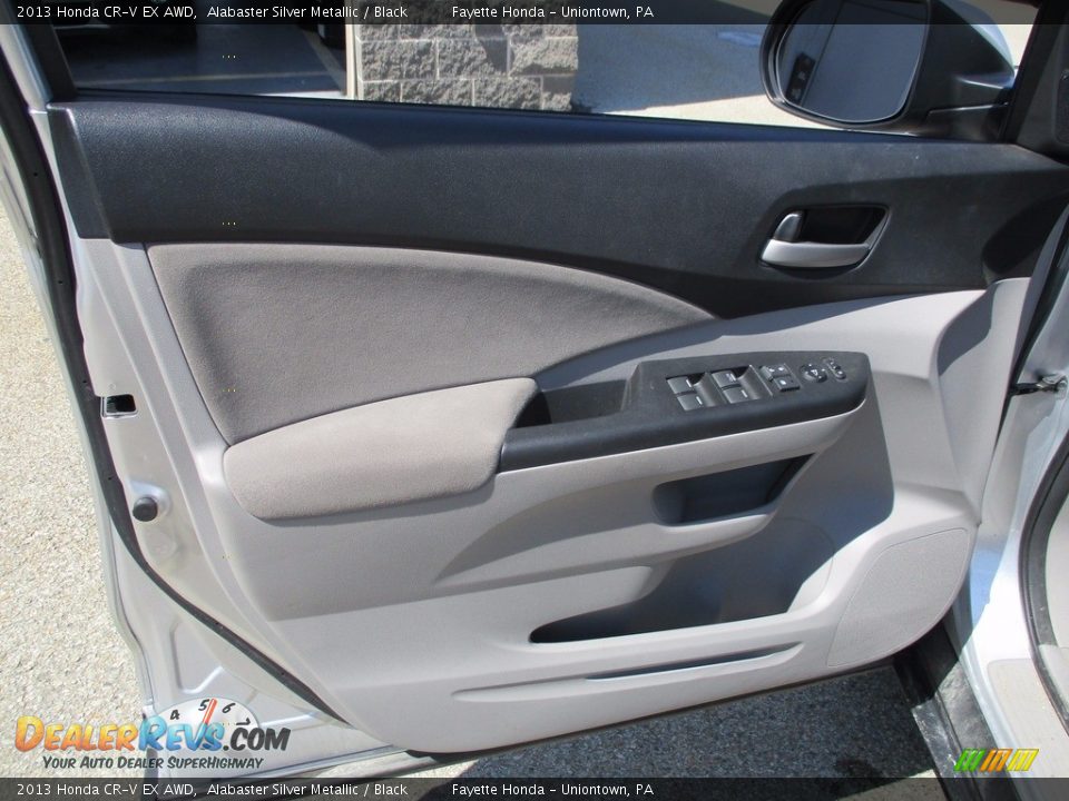 2013 Honda CR-V EX AWD Alabaster Silver Metallic / Black Photo #6