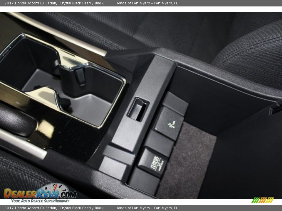 2017 Honda Accord EX Sedan Crystal Black Pearl / Black Photo #24