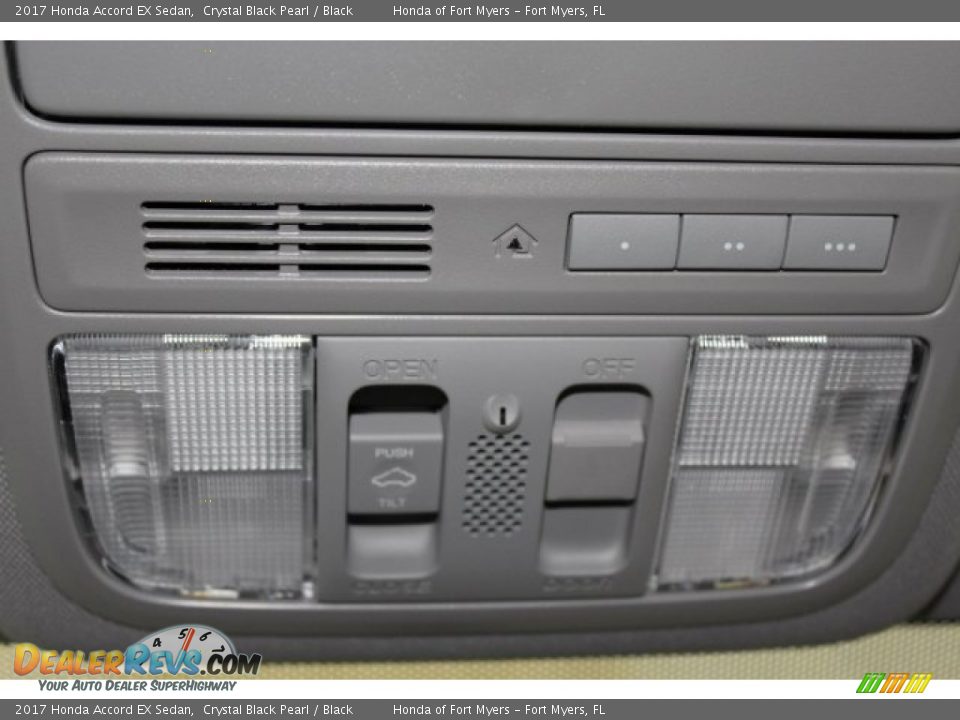 2017 Honda Accord EX Sedan Crystal Black Pearl / Black Photo #25