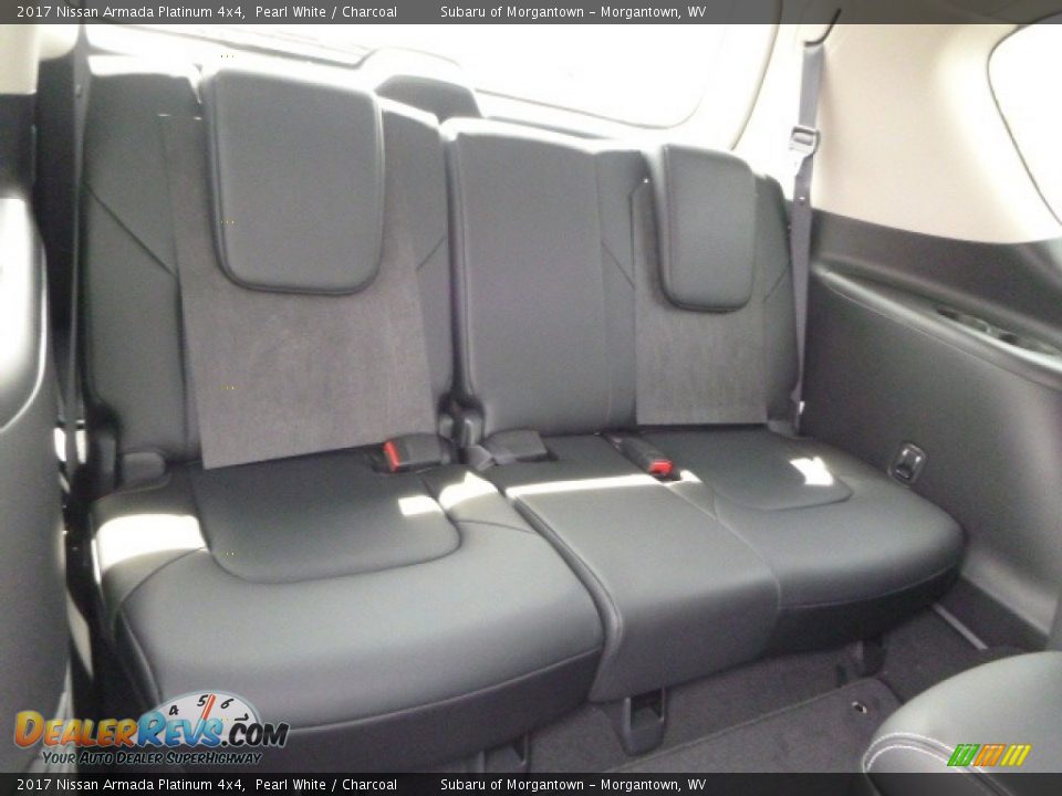 Rear Seat of 2017 Nissan Armada Platinum 4x4 Photo #6
