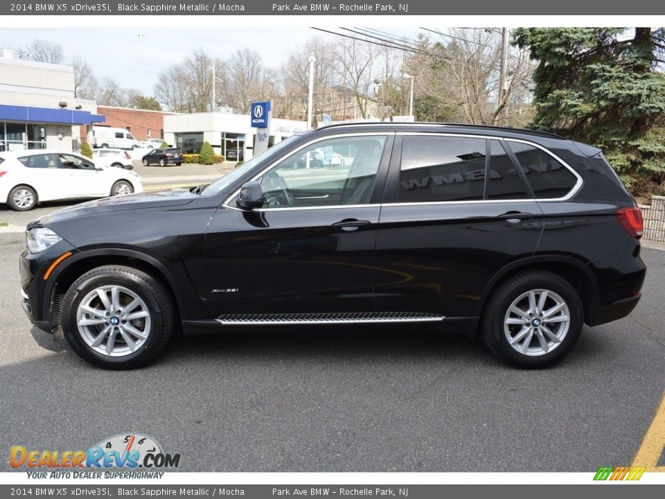 2014 BMW X5 xDrive35i Black Sapphire Metallic / Mocha Photo #5