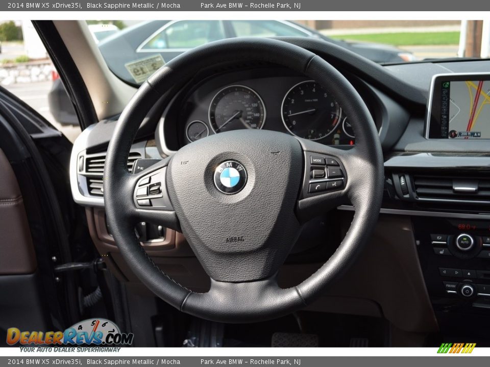 2014 BMW X5 xDrive35i Black Sapphire Metallic / Mocha Photo #18