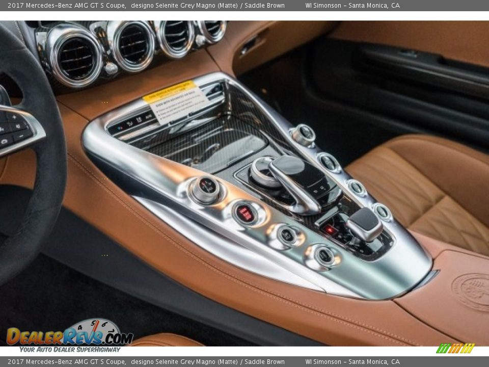 Controls of 2017 Mercedes-Benz AMG GT S Coupe Photo #8