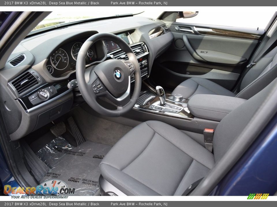 2017 BMW X3 xDrive28i Deep Sea Blue Metallic / Black Photo #10