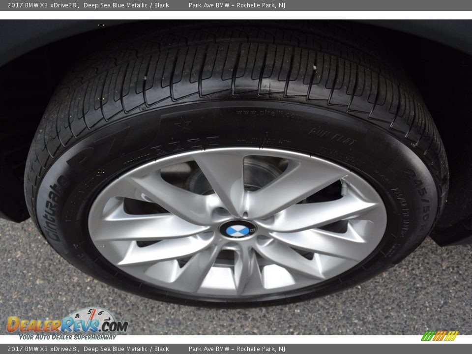 2017 BMW X3 xDrive28i Deep Sea Blue Metallic / Black Photo #33