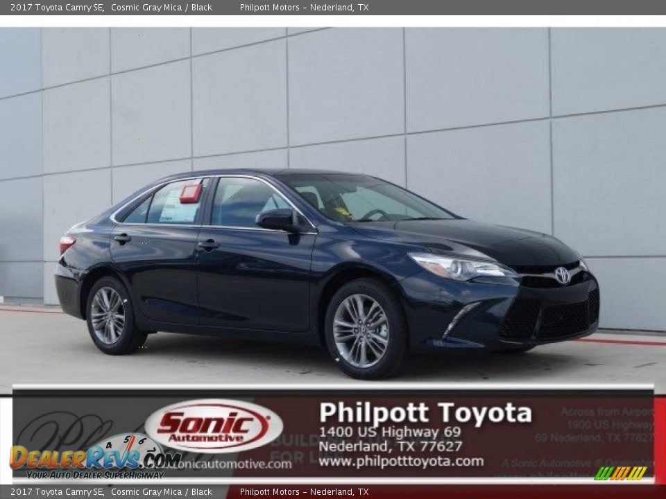 2017 Toyota Camry SE Cosmic Gray Mica / Black Photo #1