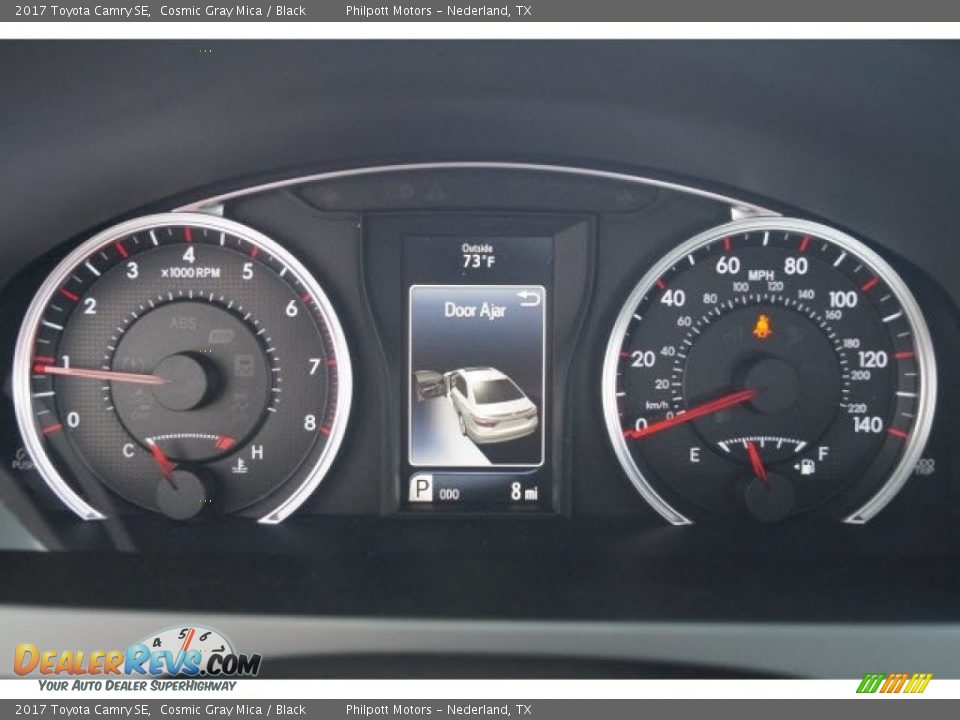 2017 Toyota Camry SE Cosmic Gray Mica / Black Photo #15