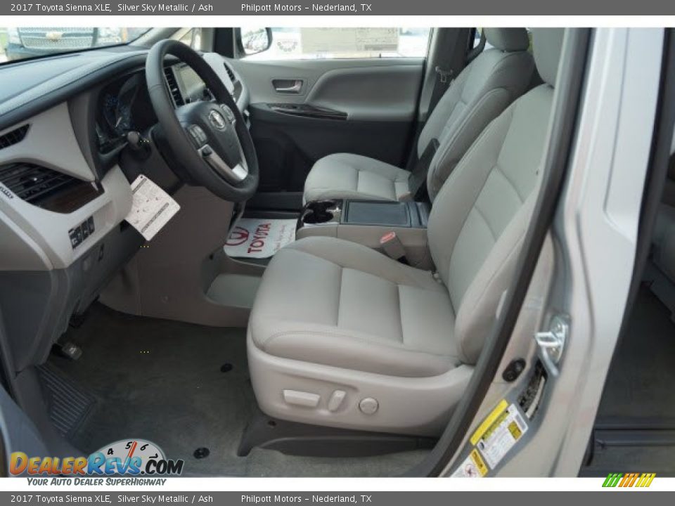 2017 Toyota Sienna XLE Silver Sky Metallic / Ash Photo #6