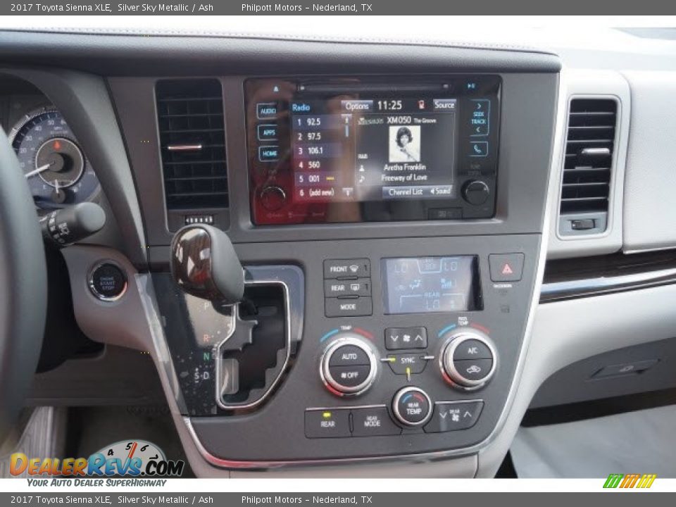 2017 Toyota Sienna XLE Silver Sky Metallic / Ash Photo #12
