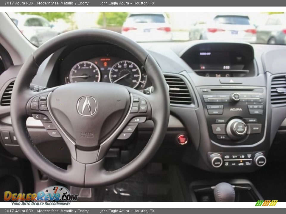 2017 Acura RDX Modern Steel Metallic / Ebony Photo #9